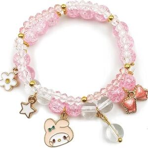 My Melody Crystal Beaded Bracelet Gift Set